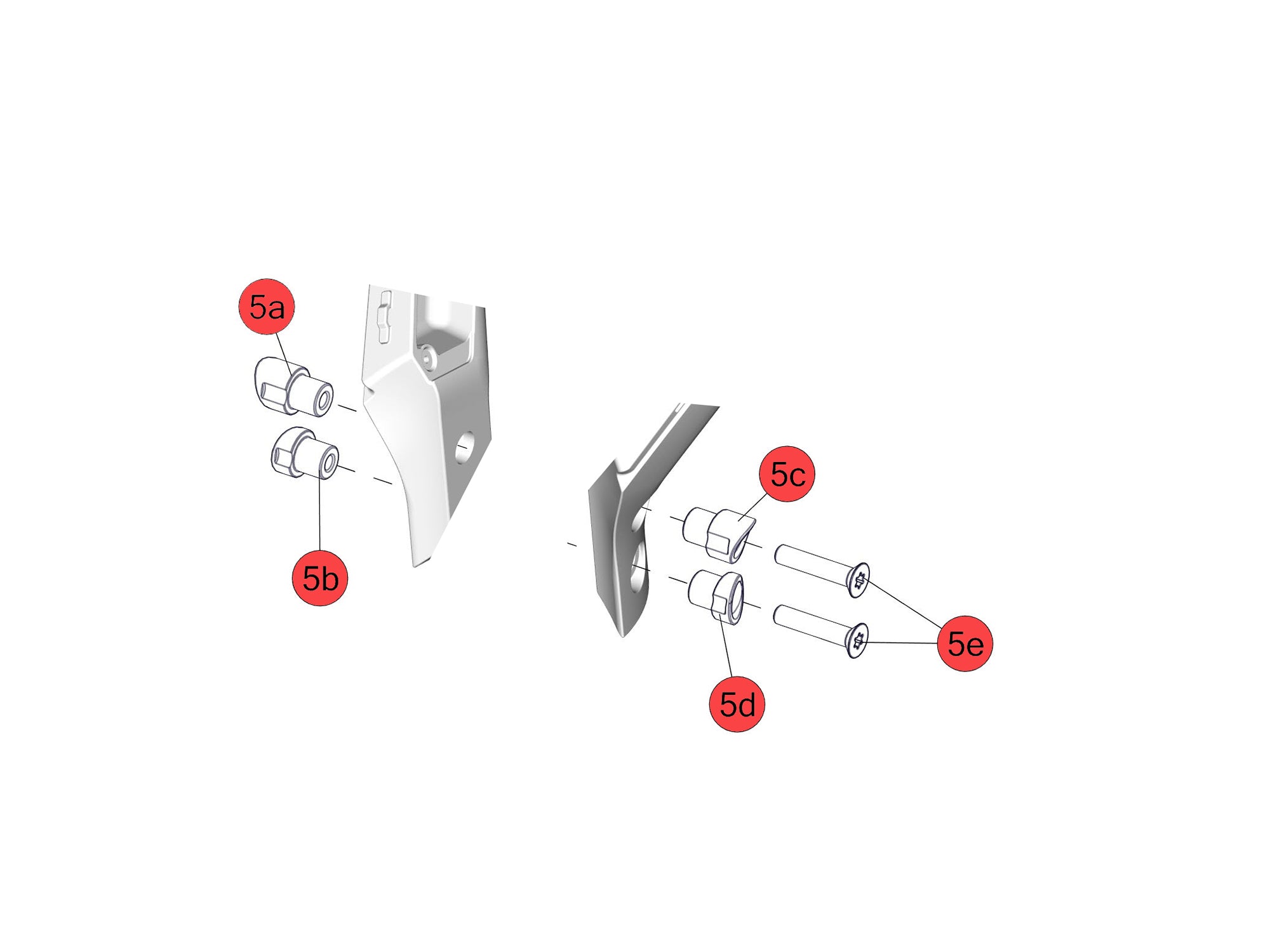BMC Spare Parts | TM01 V / Flat Cockpit Bolt Kit BLACK
